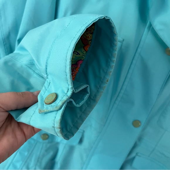 Peter Millar Element Water Blue Waterproof Jacket Size Large - Picture 12 of 14